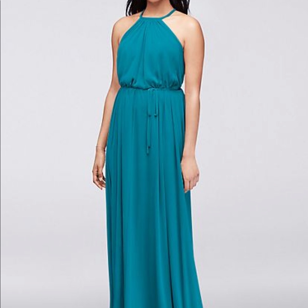 Teal Summer Maxi Dress Size 2 - perfect for a summer wedding!